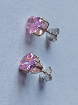 pinke zirkonia-silber-ohrringe-